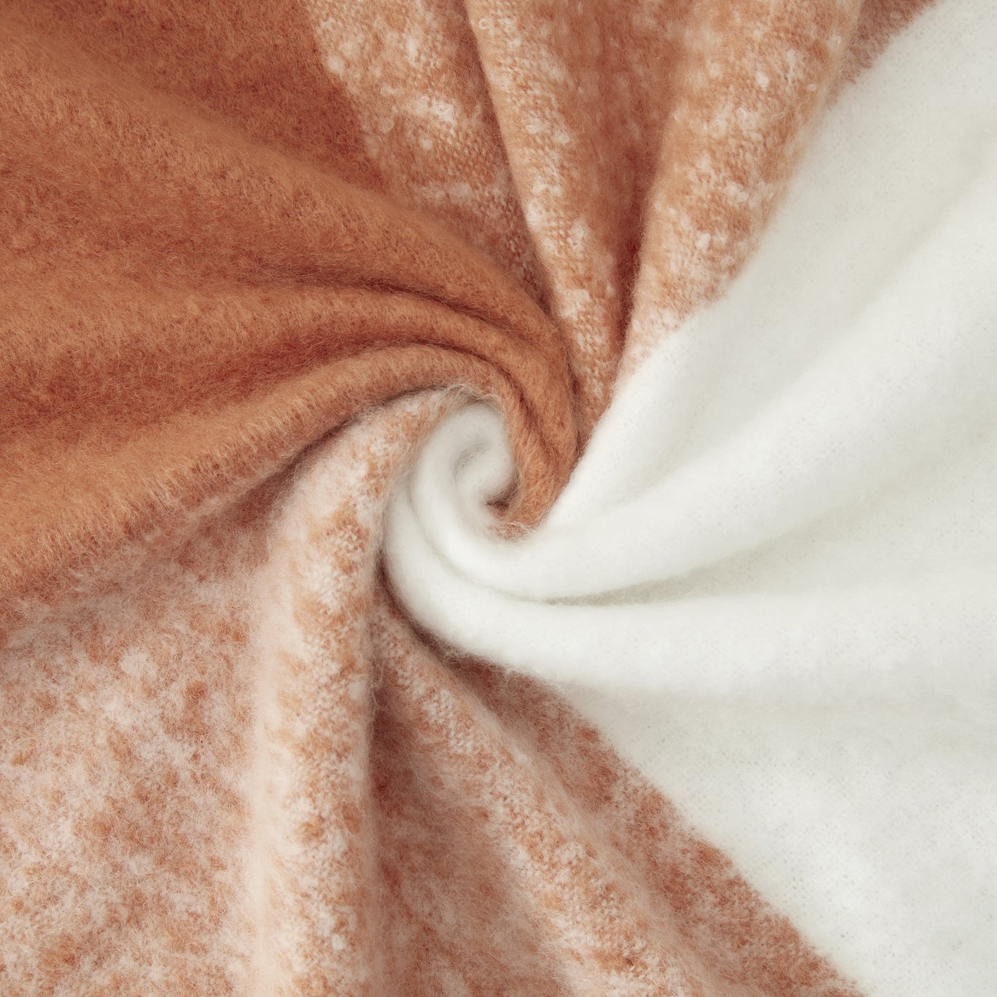 Color Block Throw with Fringes 50x60"