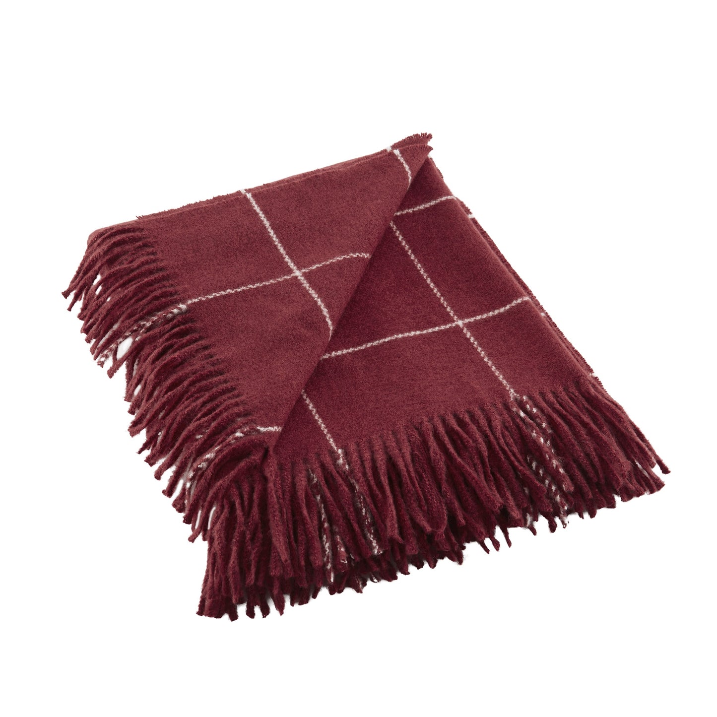 Cashmere-Like Throw (Windowpane) 50x60"