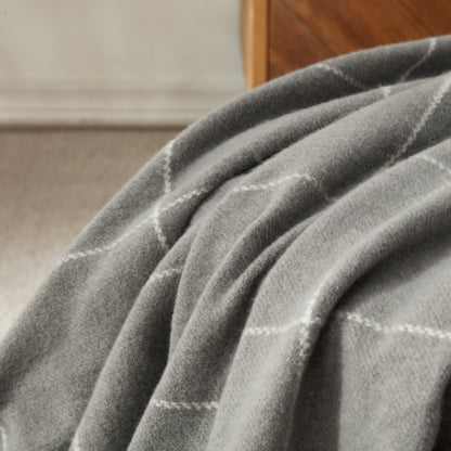 Cashmere-Like Throw (Windowpane) 50x60"